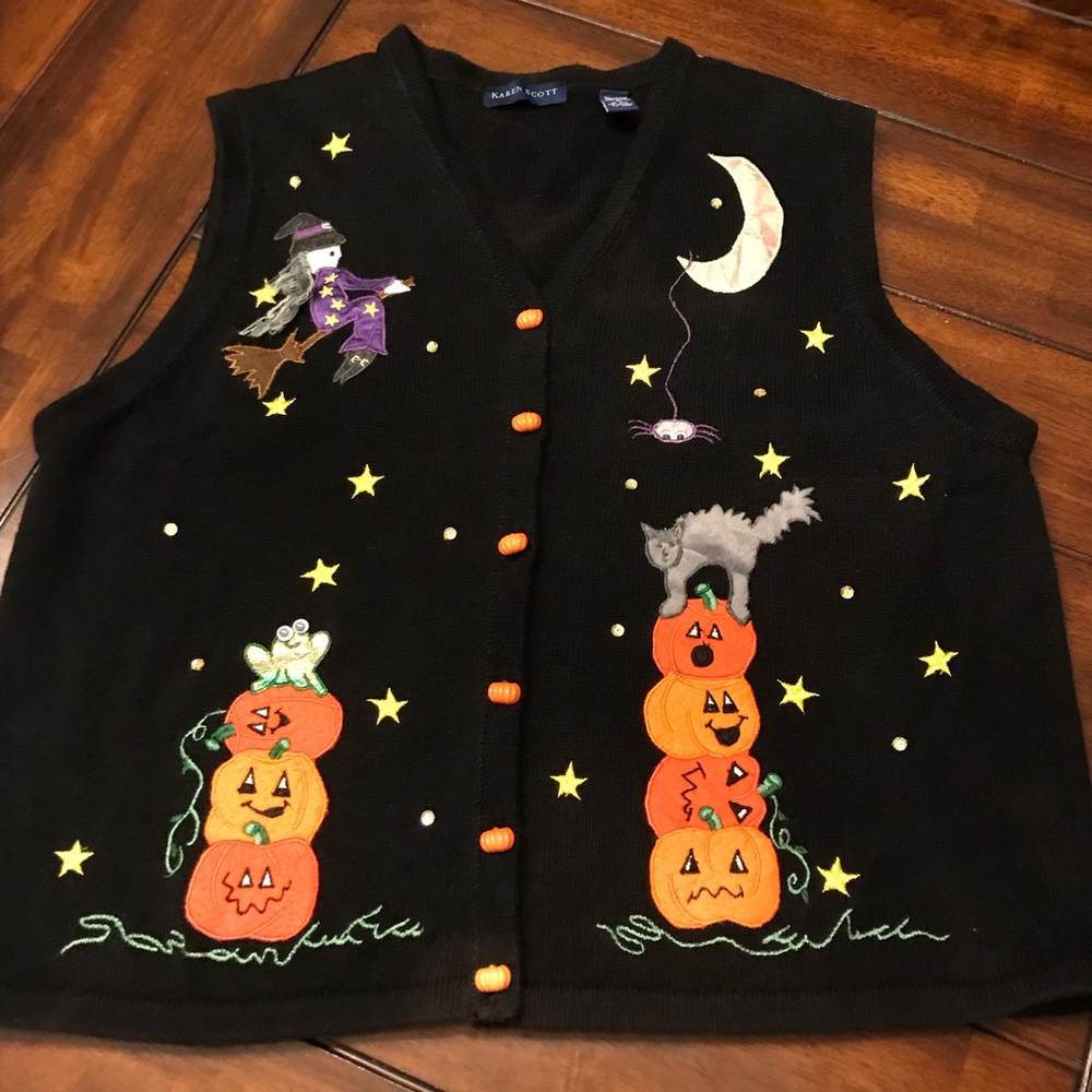 Halloween Ugly Sweater Vest